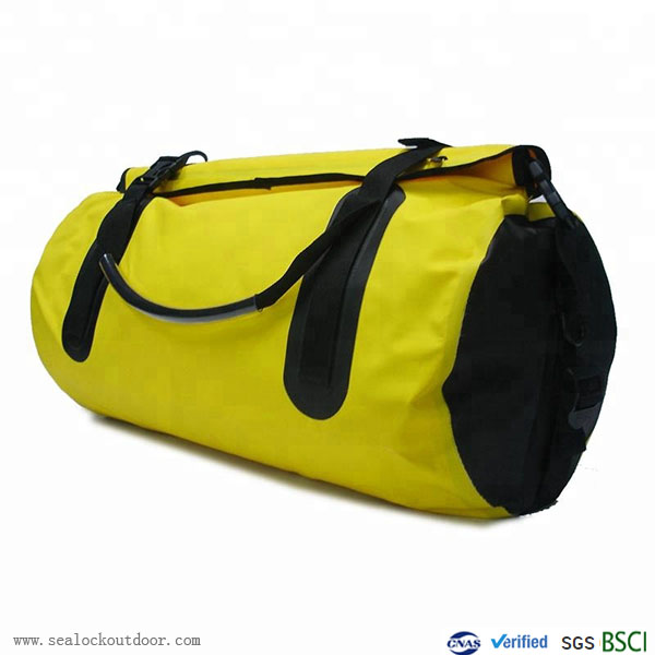 Gul Vanntett Duffel Bag Med PVC500D