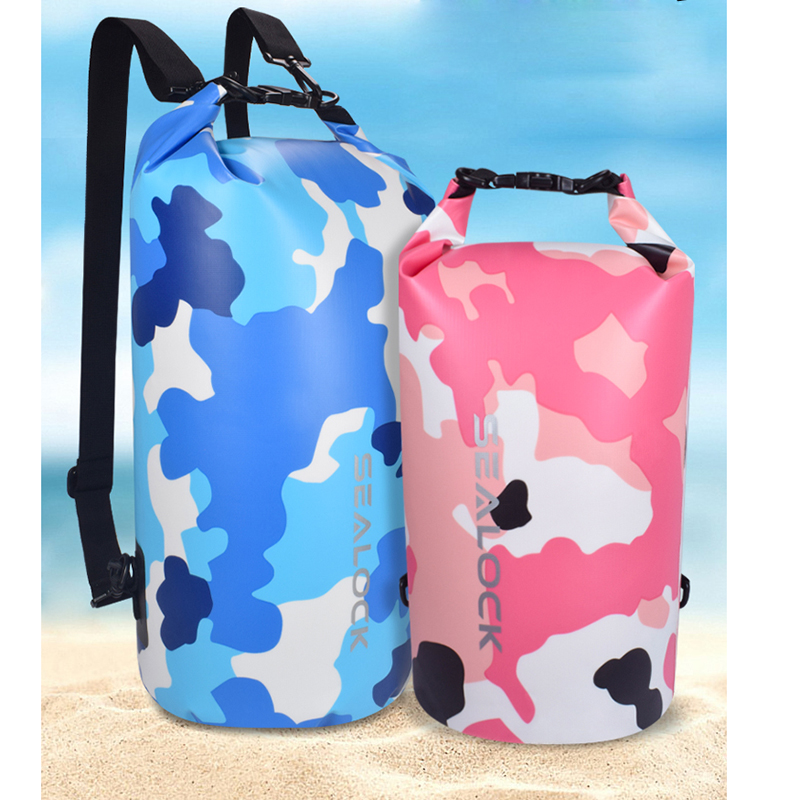Sealock Camo Dry Bag Flytende vanntett ryggsekk