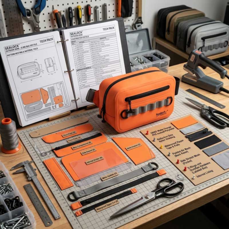 OEM Vanntett Sling Bag Leverandør