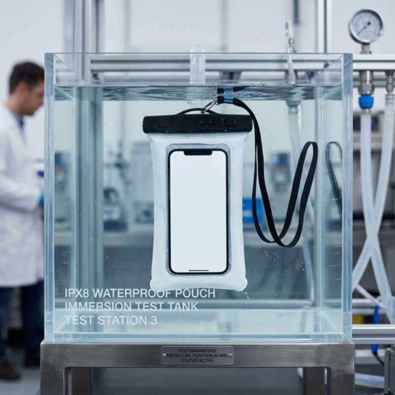 Hvordan vanntette telefonposer testes