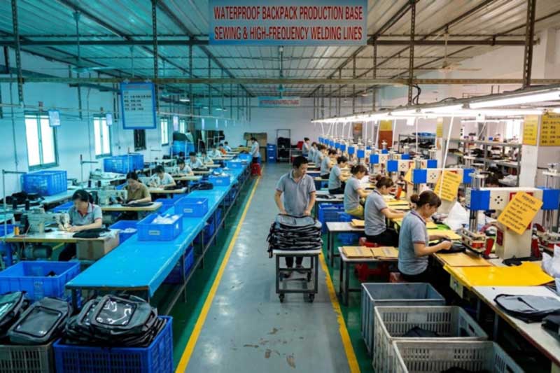 Tilpasset vanntett ryggsekk produksjonsveiledning