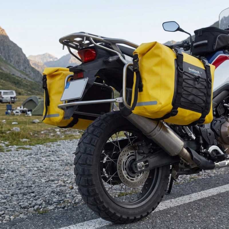 Vanntette motorsykkelvesker — sveiset PVC, 40–80L | OEM