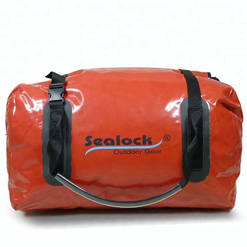 80 liters vanntett sportsveske med rød pvc