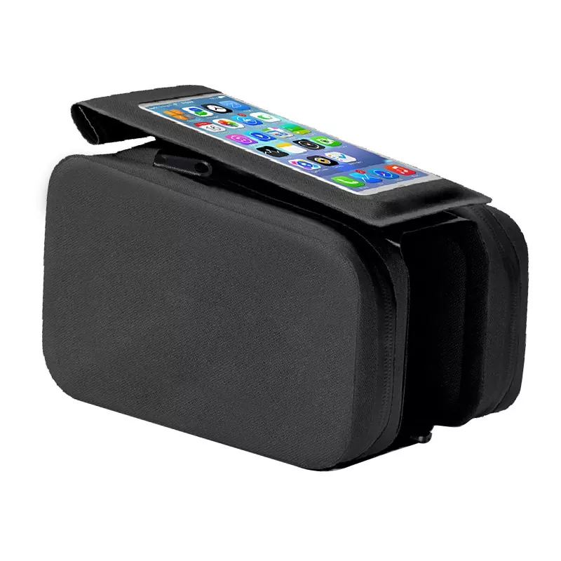 Sykkel Top Tube Bag Med Telefonholder